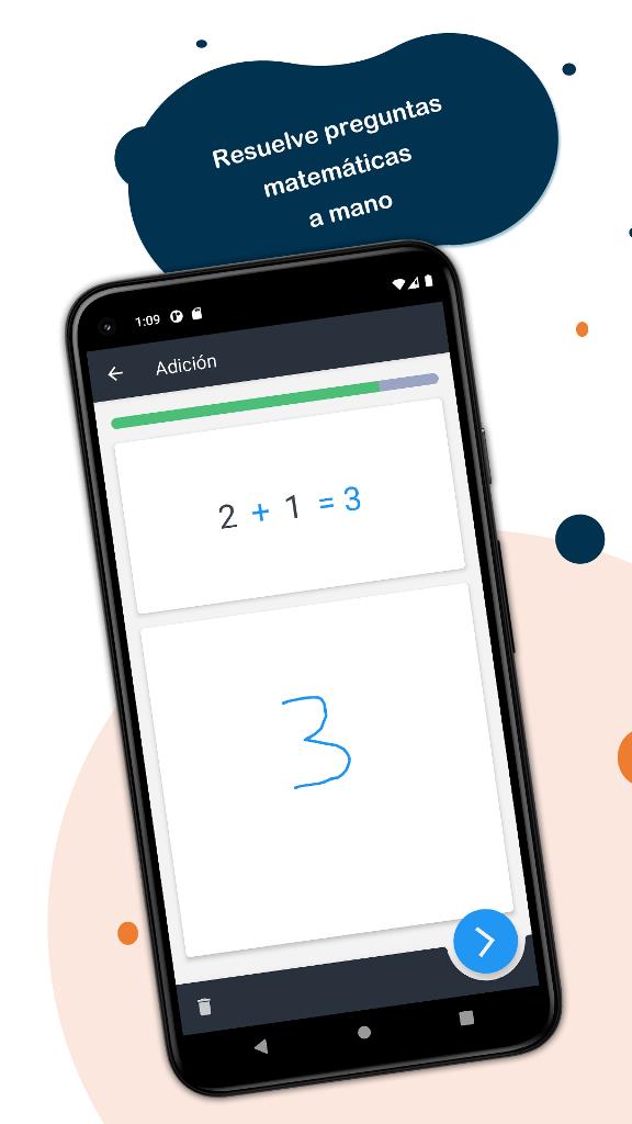 practica matemáticas escribiendo a mano mathio app android ios