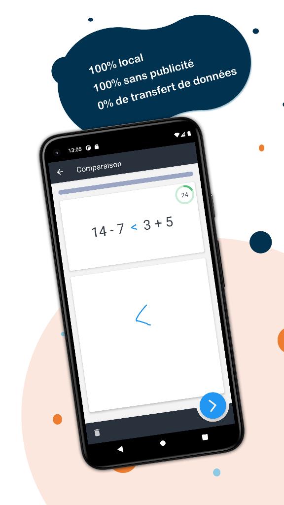 exercer ses maths en écrivant à la main mathio app android ios